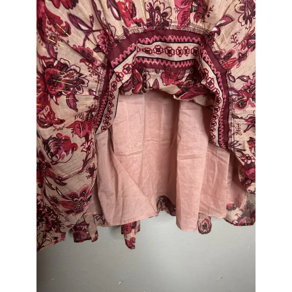 KATE SPADE New York Sleveless Pink Paisley Blossom Dress Classy Feminine Size 00